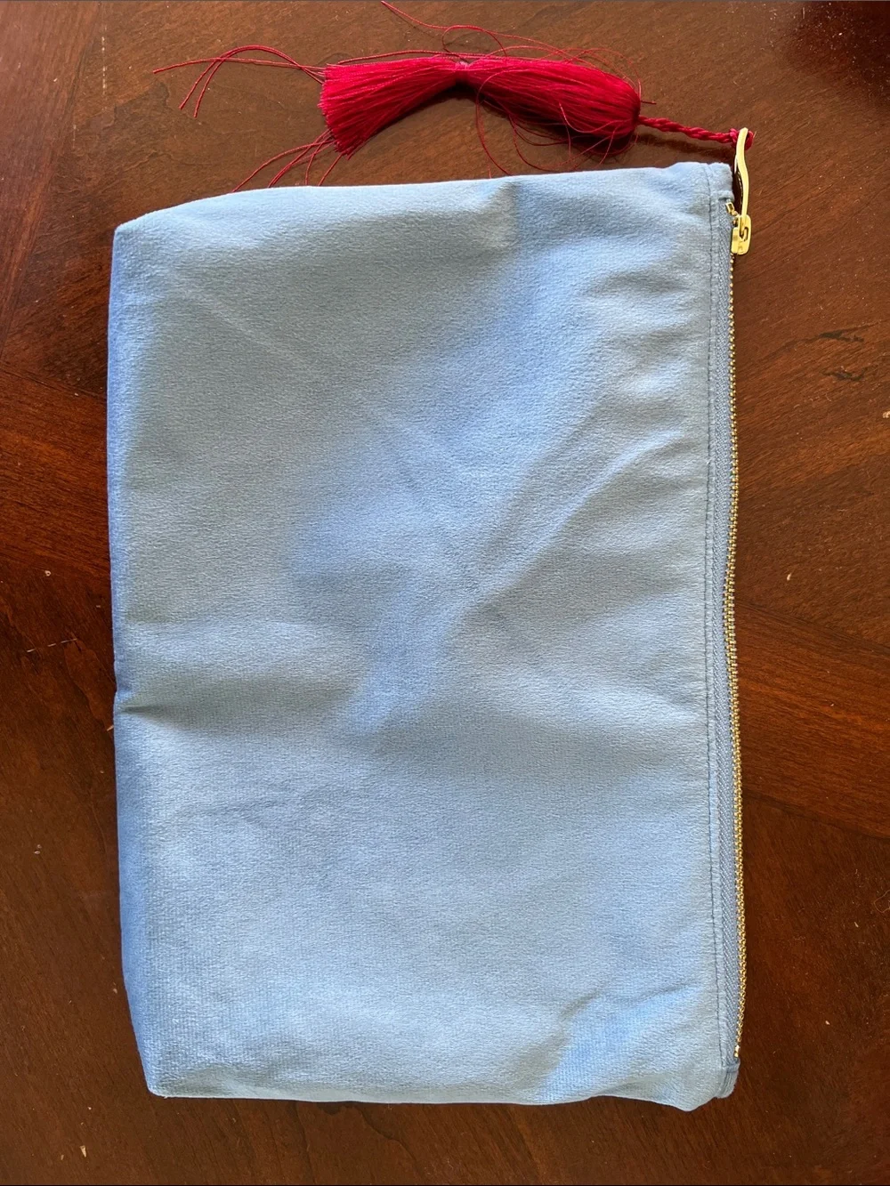 Light Blue velvet “Hello Gorgeous